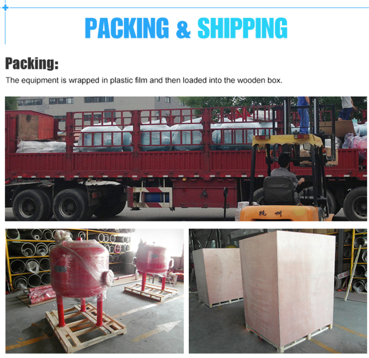 砂濾器設(shè)備發(fā)貨現(xiàn)場